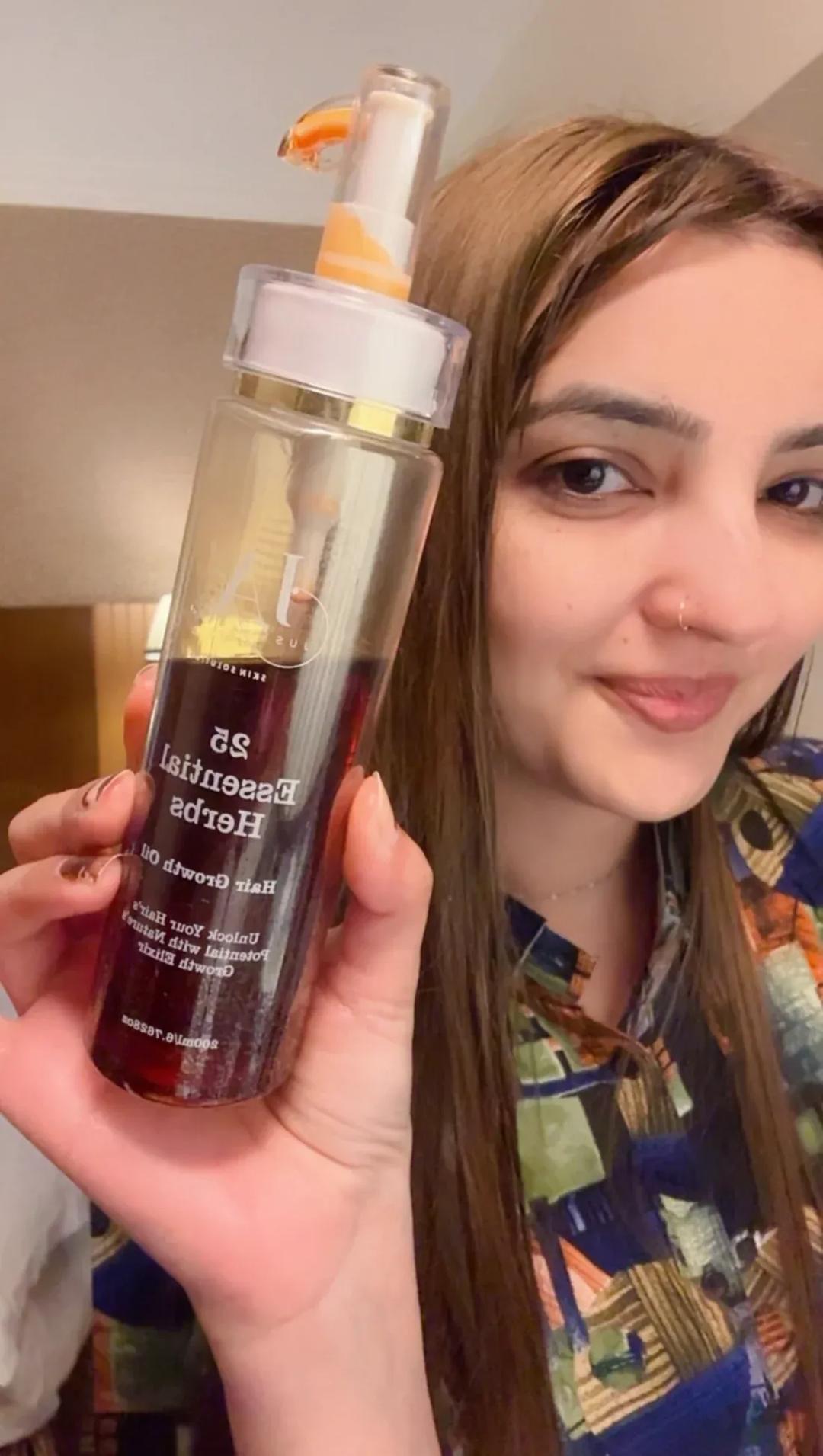Just Amna 25 Essentials best hair growth oil